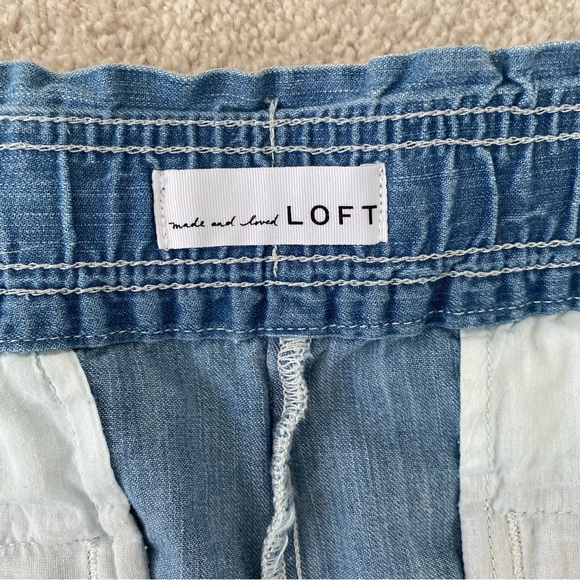 LOFT Women’s High-Rise 3” Inseam Side Pocket Pull-on Shorts GUC - Picture 7 of 8